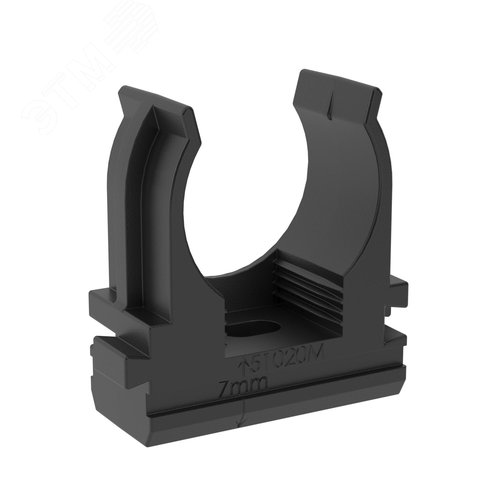 Держатель-клипса для монтажного пистолета, д.20мм, черный - фото 1