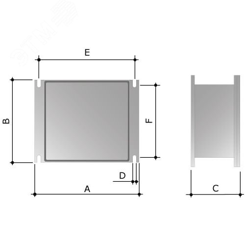 Коробка ответвительная 178х155х74мм IP66 RAL9006 алюминиевая - фото 5