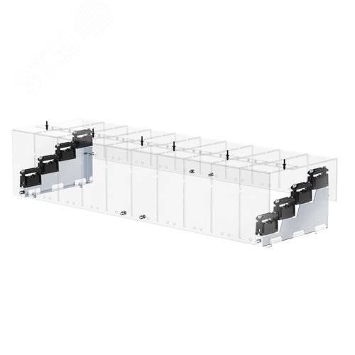 Комплект зашитного кожуха ступенчатой шинной системы 4P - фото 1