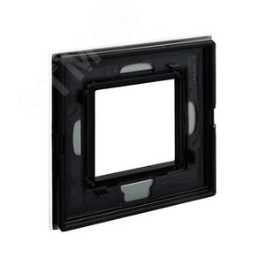 Рамка из натурального стекла,, ''Avanti'', светло-серая, 2 модуля - фото 4