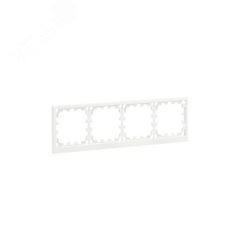 Рамка на 4 поста, KANT, белая магнолия - фото 2