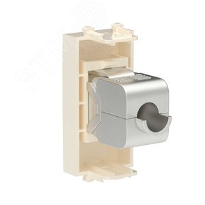 Avanti Компьютерная розетка RJ-45 без шторки модульная, кат.5е экранированная,  Ванильная дымка, 1 модуль - фото 3