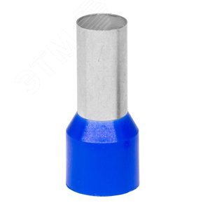 Изображение товара Наконечник-гильза 120-27мм с изолированным фланцем, синий (шт)