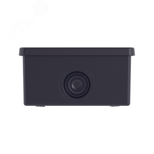 Коробка ответвит. с 6 кабельными вводами д.20мм, IP44, 80х80х40мм, черная - фото 2