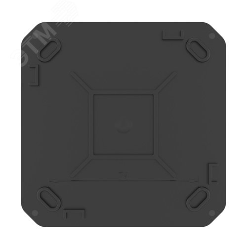 Коробка ответвительная с 8+2 кабельными вводами д.25/20 мм, IP55, 100х100х50 мм, черная - фото 3