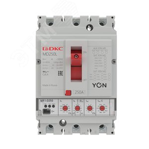 Выключатель автоматический в литом корпусе YON MD160N-MR1 3P 160А 40kA Ir 0.4...1xIn Isd 1.5...10xIn
