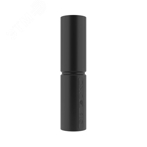 Муфта труба-труба с ограничителем, IP40, д.16мм, черная - фото 2