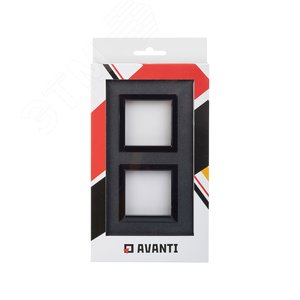 Рамка из металла, ''Avanti'', графитовая, 4 модуля - фото 5