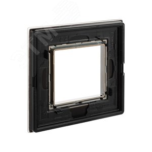 Рамка из натурального стекла, ''Avanti'', черная, 2 модуля 4402822 DKC - 5