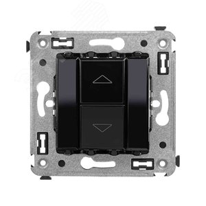 Avanti Механизм управления рольставней в стену    Черный квадрат - фото 1