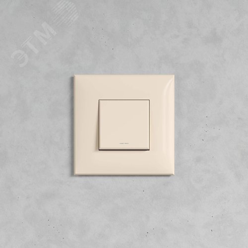 Avanti Кнопка одноклавишная в стену  Ванильная     дымка - фото 5