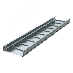 Лоток листовой неперфорированный 150х600 лонжерон 2мм L=6м цинк-ламельный - фото 1