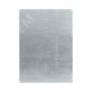 Изображение товара Монтажная панель для цельного навесного шкафа из фибергласа, металл, 800х600 мм (шт)