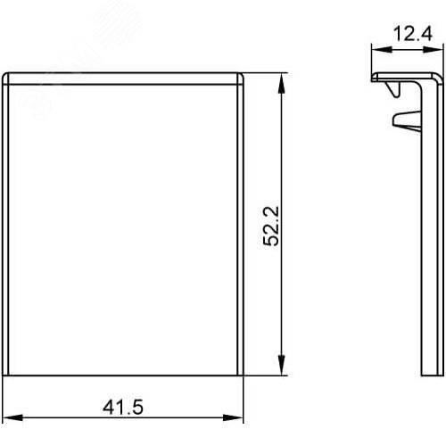 Адаптер для миниканалов 40х17 и 50х20 - фото 3