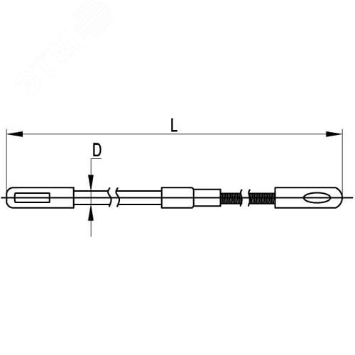 Протяжка из нейлона D4 мм длина 25м - фото 2