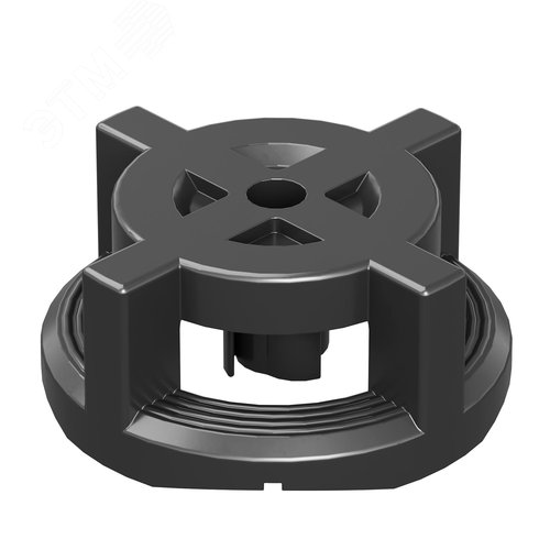 Площадка под стяжку для монтажного пистолета д.17 мм, полиамид, цвет черный - фото 2