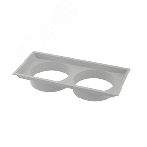 Изображение товара Адаптер воздуховода для потолочного кондиционера 1000-2000 Вт, RAL7035 (шт)