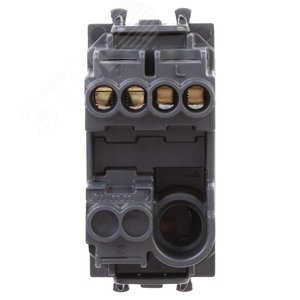 Avanti Выключатель модульный, , Черный матовый, 1 модуль 4412101 DKC - 3