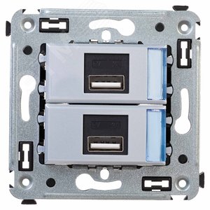 Avanti USB зарядное устройство в стену, , Закаленная сталь - фото 1