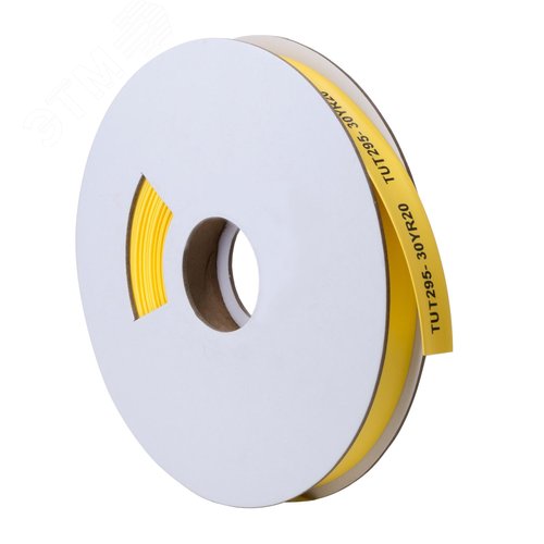 Термоусаживаемая трубка для термотрансферной печати 9,5/4,7 мм желтый, 20 м - фото 4