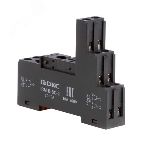 Изображение товара Колодка с винтовыми клеммами для реле IRM (шт)