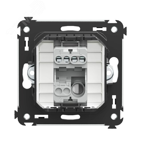 Avanti Выключатель одноклавишный, в стену Белое облако - фото 3