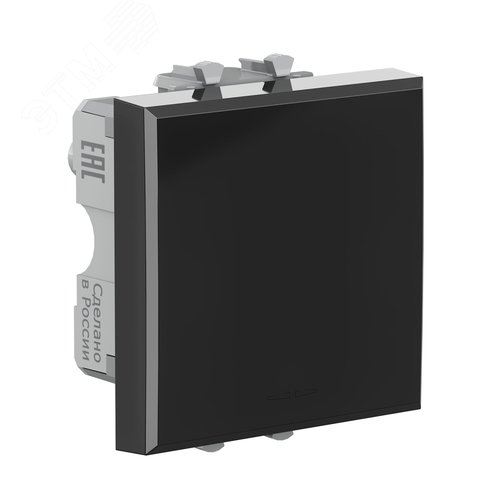 Avanti Кнопка ''Черный квадрат'', 16A, 2 модульная - фото 2