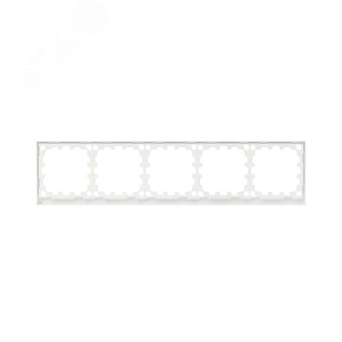 Рамка на 5 постов, KANT, белая магнолия - фото 5