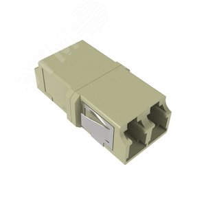 Изображение товара Адаптер LC/UPC-Duplex TOP, Senior/Senior, SC-footprint, ОМ2, бежевый (шт)