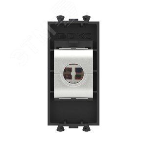 Avanti Компьютерная розетка RJ-45 без шторки модульная, кат.5е экранированная,  Черный матовый, 1 модуль - фото 4