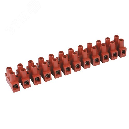 Клеммник 12П 150 градусов 450V 57A 10мм.кв фибергласс - фото 1