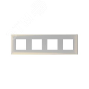 Avanti Рамка ARTLEBEDEV, , Белый жемчуг, 8 модулей - фото 1