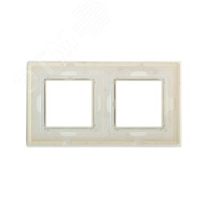 Рамка из натурального стекла, ''Avanti'', светло-зеленая, 4 модуля - фото 3