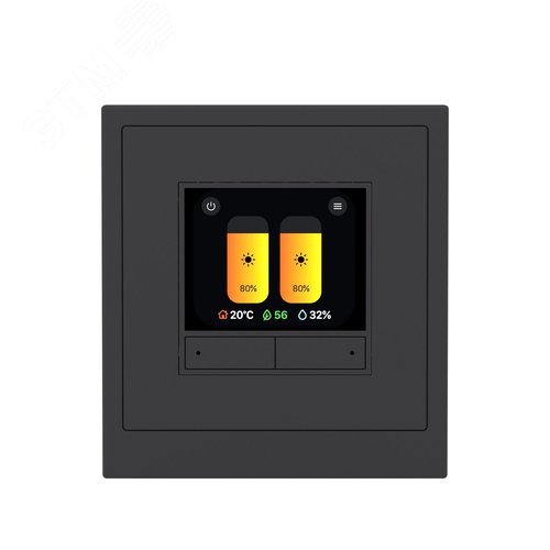 Светорегулятор, умный дом Standard (IoT), KANT, черный уголь - фото 5