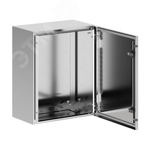 Корпус навесной STH с М/П, нержавеющая сталь AISI304, ВхШхГ 500x400x250 мм, с фланцем - фото 2