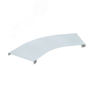 Крышка на угол 45 градусов основание 400мм R=660мм горячеоцинкованная - фото 1