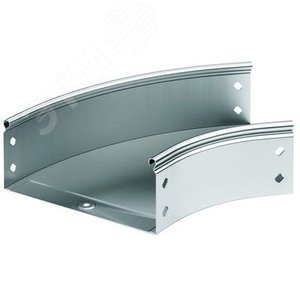 Угол CPO 45 горизонтальный 45 градусов 200х50 в комплекте крепежные элементы соединительные пластины - фото 1