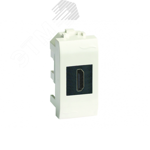 Изображение товара HDMI Розетка Brava белая 1 модуль (шт)