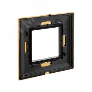 Рамка из металла, ''Avanti'', золотая, 2 модуля - фото 4