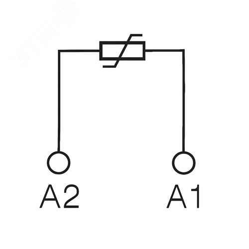 Модуль защиты, варистор, 120V AC/DC - фото 3