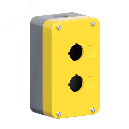 Корпус под кнопочный пост, 2 места - фото 1