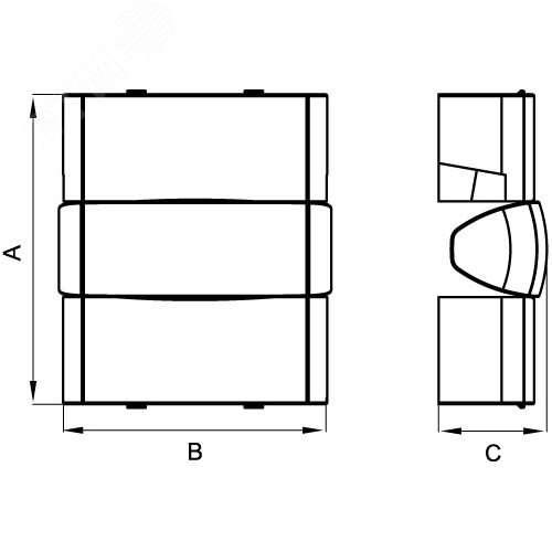 Угол внешний 110х50мм черный - фото 2