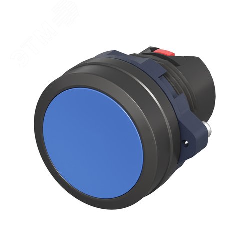 Головка кнопки плоская без фиксации, синяя - фото 1