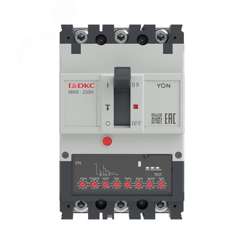 Выключатель автоматический YON pro MNX250H 3P 40 A 150 kA при AC415V расцепитель ETS - фото 2