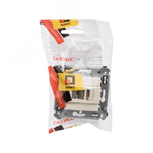 Avanti Компьютерная розетка RJ-45 в стену, кат.5e одинарная экранированная, Ванильная дымка - фото 5