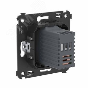 Avanti Диммер поворотный в стену, , Черный матовый - фото 3