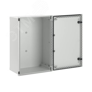 Цельный навесной шкаф из фибергласа без МП со     сплошной дверью 600х400х230 мм CN50649 DKC - 2