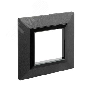 Рамка из металла, ''Avanti'', темно-серый, 2 модуля - фото 2