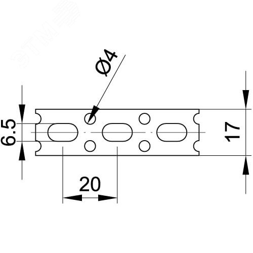 Лента монтажная перфорированная 25х0.8 - фото 3