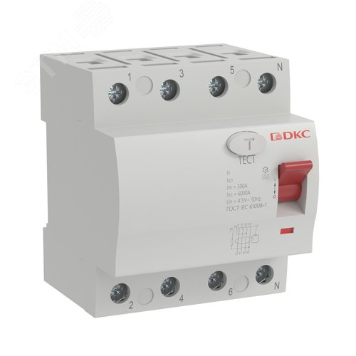 Устройство защитного отключения УЗО YON MDL100 4P 25А 100mA тип A - фото 1